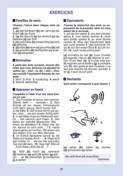 Le vocabulaire allemand