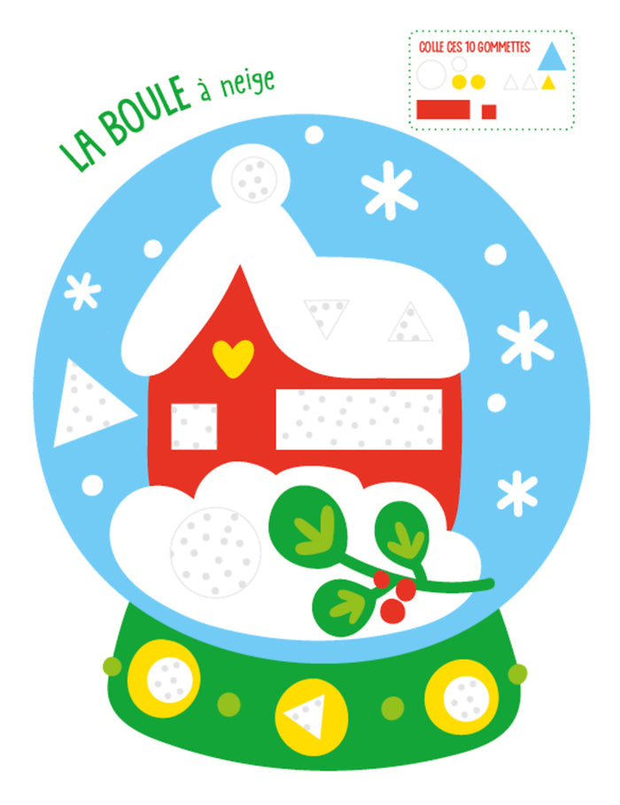 Mon cahier de gommettes - L'hiver