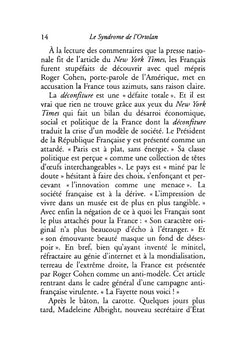 Le syndrome de l'ortolan