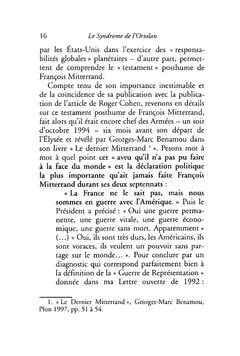 Le syndrome de l'ortolan