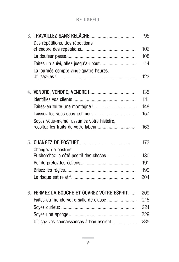 Be useful - 7 principes pour une vie meilleure