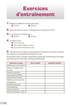 Terminologie médicale et physiopathologie