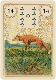 Coffret Oracle Lenormand doré