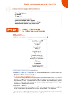 Enseignement moral et civique CM