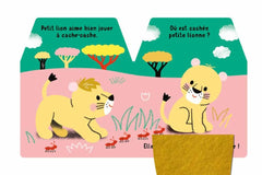 Cache-cache petit lion