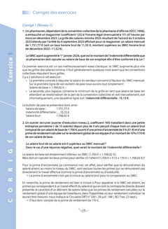 Exercices et corrigés sur la paie