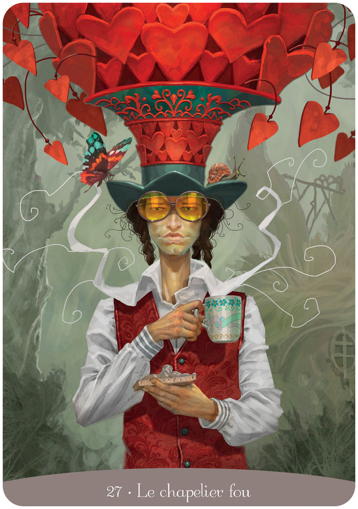 Coffret l'oracle Alice au Pays des merveilles