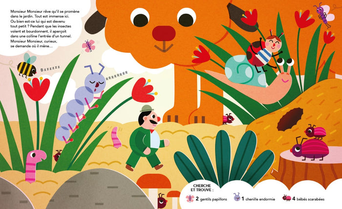 Cherche et trouve dans les rêves de monsieur Monsieur