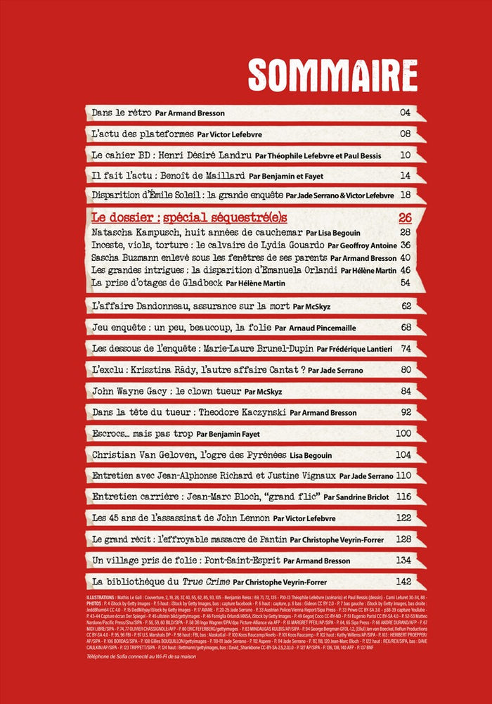 Affaires criminelles - La revue True Crime de McSkyz - N° 4