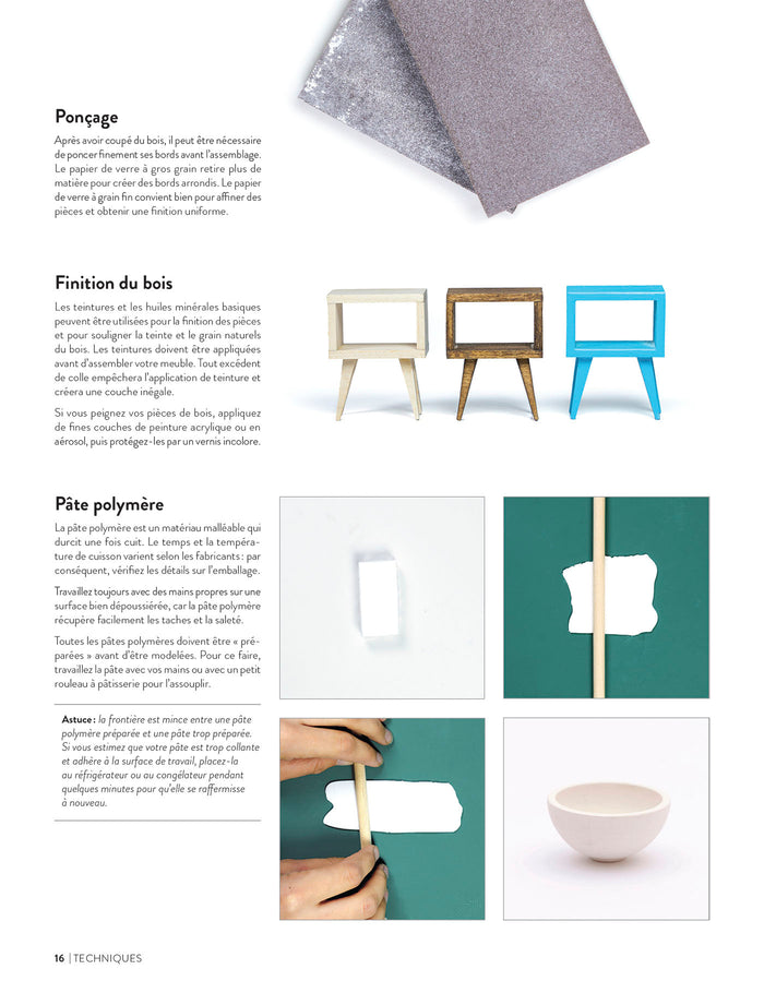 Meubles design et objets déco en miniature