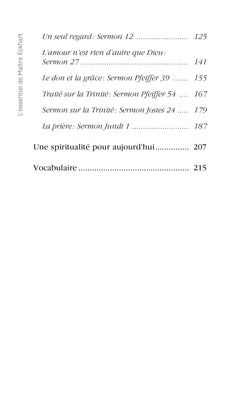 L'essentiel de maître Eckhart - 13 sermons