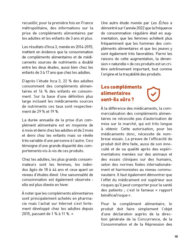 Compléments alimentaires, faites le bon choix !
