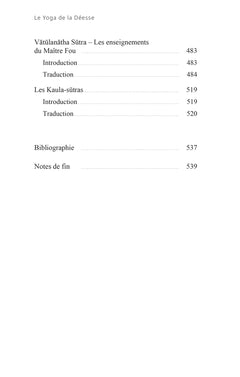 Le yoga de la déesse - Les enseignements secrets des Yoginîs