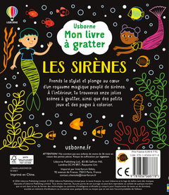 Les sirènes - Mon livre à gratter - Dès 6 ans