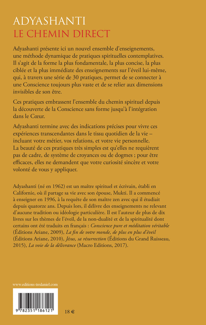 Le chemin direct - 30 pratiques pour susciter l'éveil