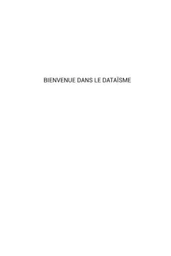 Bienvenue dans le dataïsme