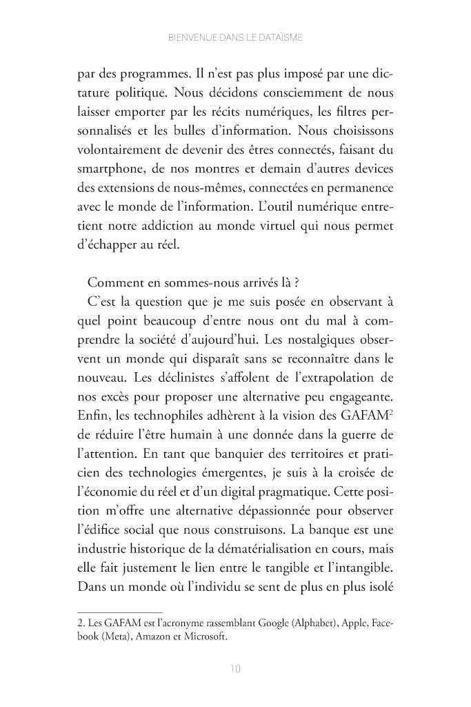 Bienvenue dans le dataïsme