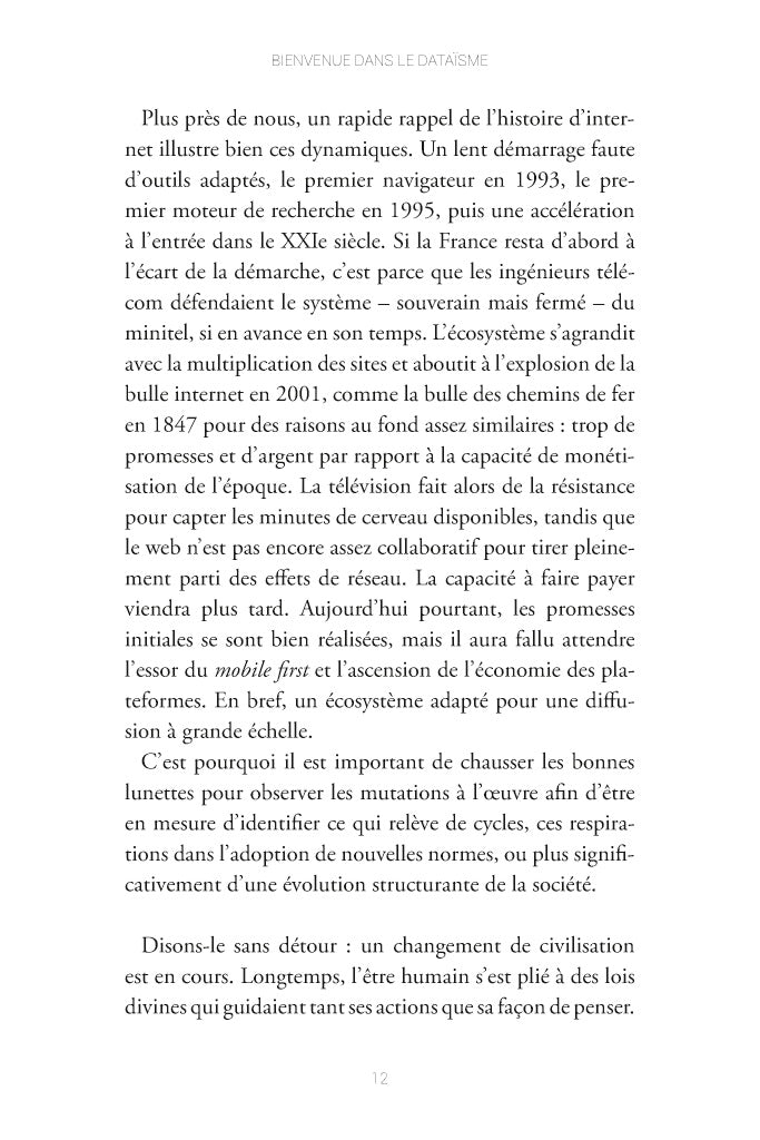 Bienvenue dans le dataïsme