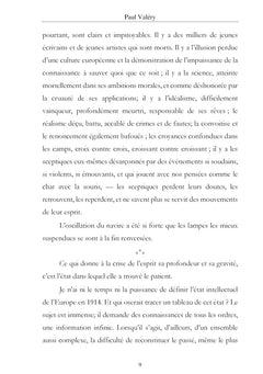 La crise de l'esprit, la politique de l'esprit, le bilan de l'intelligence