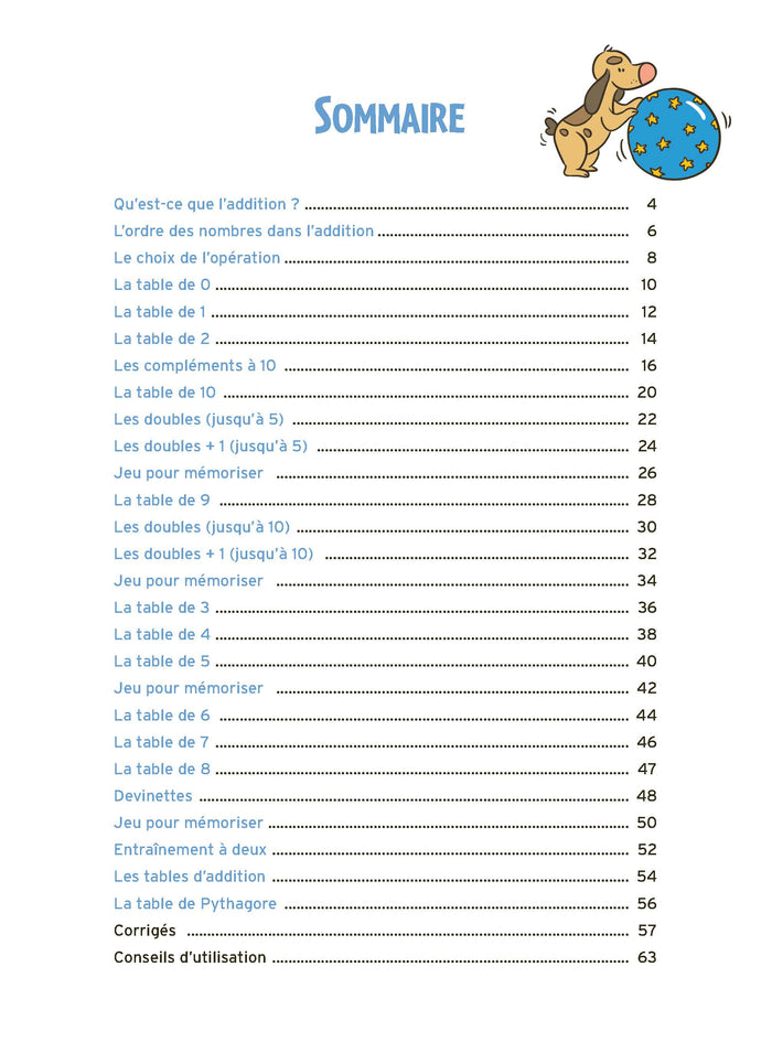 Des jeux pour apprendre les tables d'addition
