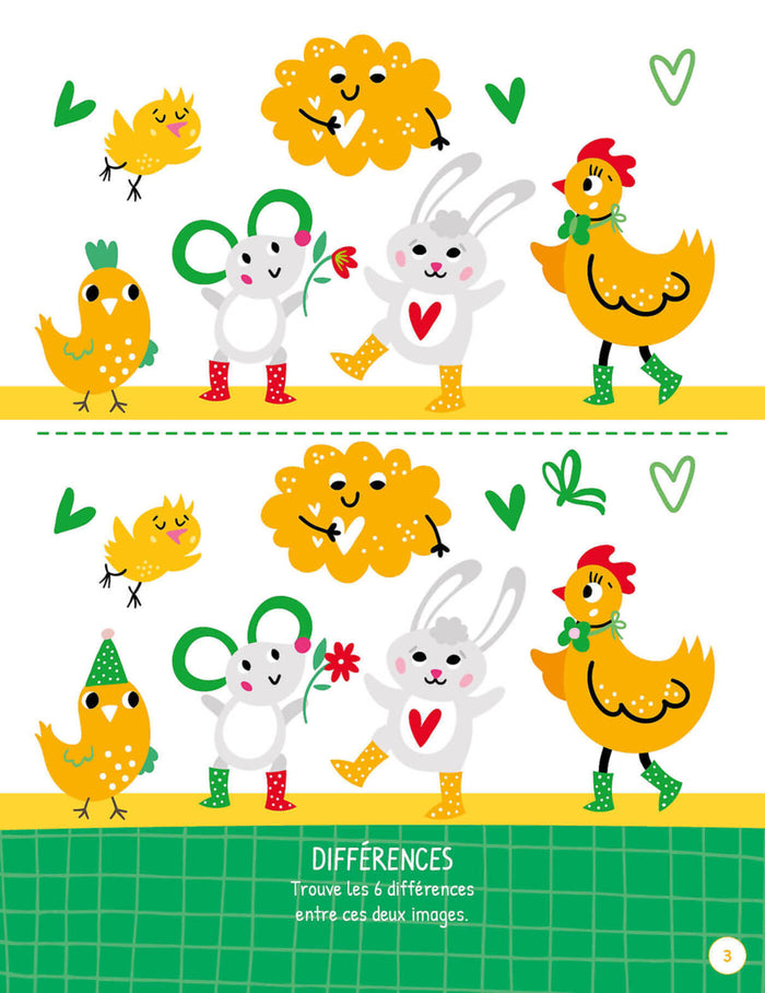 Mon grand bloc de jeux et d'activités - Pâques