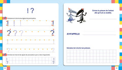 Mon cahier d'écriture lettres batons avec loup