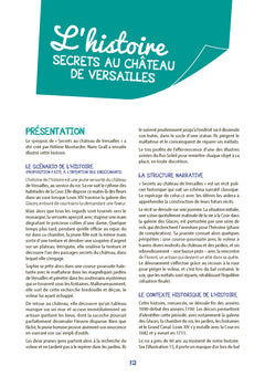 Histoires à écrire - Secrets au château de versailles cycle 3 - + ressources numériques