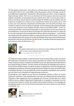 Faire classe dehors Maternelle - 15 p'tits défis et 10 projets