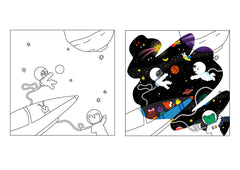 Pinceau magique - L'espace