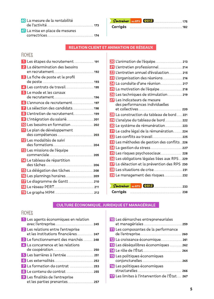 Toutes les matières - BTS MCO - Réflexe - Examens 2025-2026