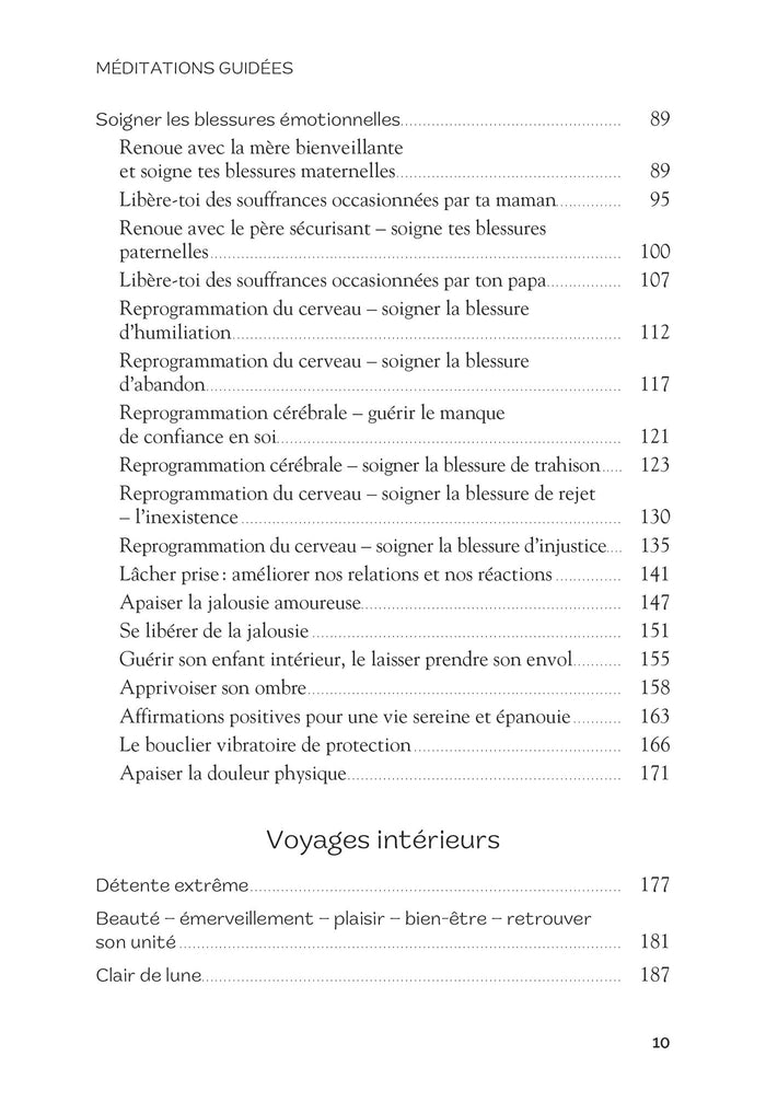 Méditations guidées pour guérir le corps et l'esprit
