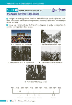 Annales Brevet Histoire Géographie Enseignement Moral et Civique 2027- Corrigé