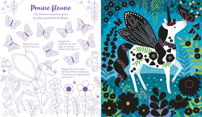 Les licornes - Mon livre à gratter - Dès 6 ans