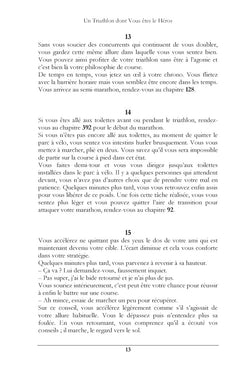 Un Triathlon dont Vous êtes le Héros