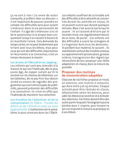 Fiches pratiques pour...stimuler l'attention cycles 2 et 3 - Ulis