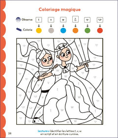 Coloriages malins avec des jeux - Lecture Maths 5-6 ans GS