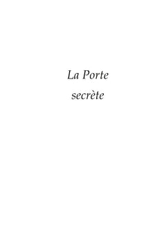 La Porte secrète
