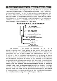 Les diapasons thérapeutiques
