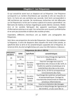 Les diapasons thérapeutiques
