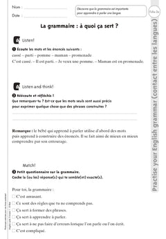 Anglais Cycle 3 Niveau 1