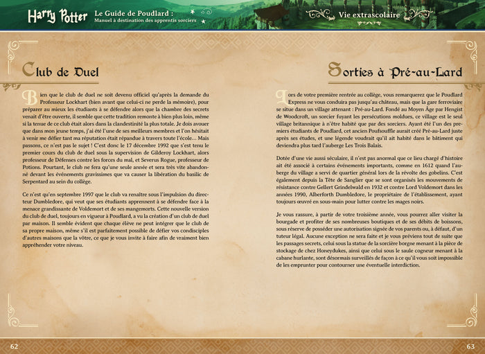 Harry Potter : Le guide de Poudlard - Manuel à destination des apprentis sorciers