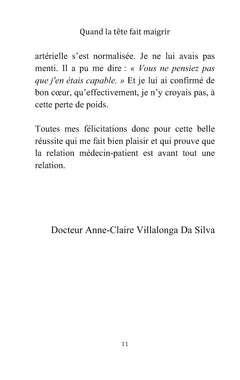 Quand la tête fait maigrir