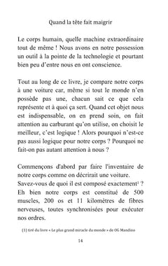 Quand la tête fait maigrir