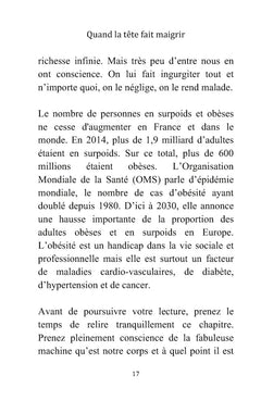 Quand la tête fait maigrir