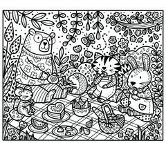 Fleurs et petits coeurs - La peinture magique - dès 5 ans
