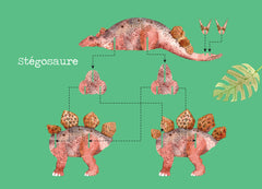 Construis en 3D Dinosaures