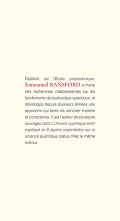 Du hasard quantique à la conscience - Un questionnement entre science et philosophie