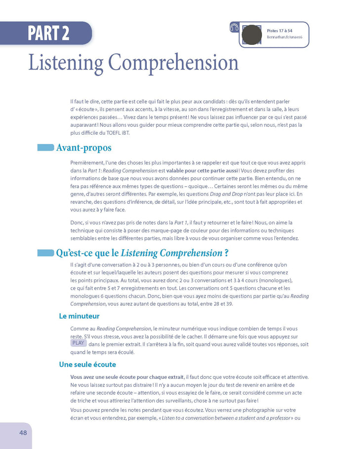 L'intégrale TOEFL IBT