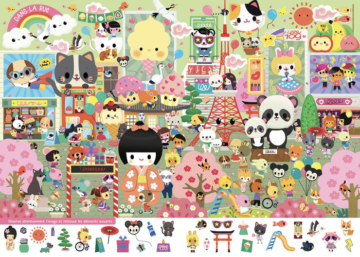 Cherche et trouve - Kawaii