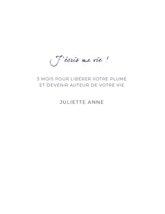 J'écris ma vie !